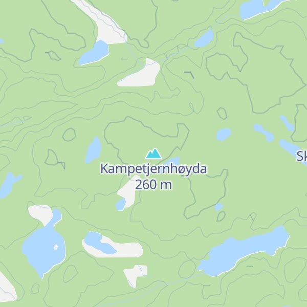 Map of Kampetjernhøyda