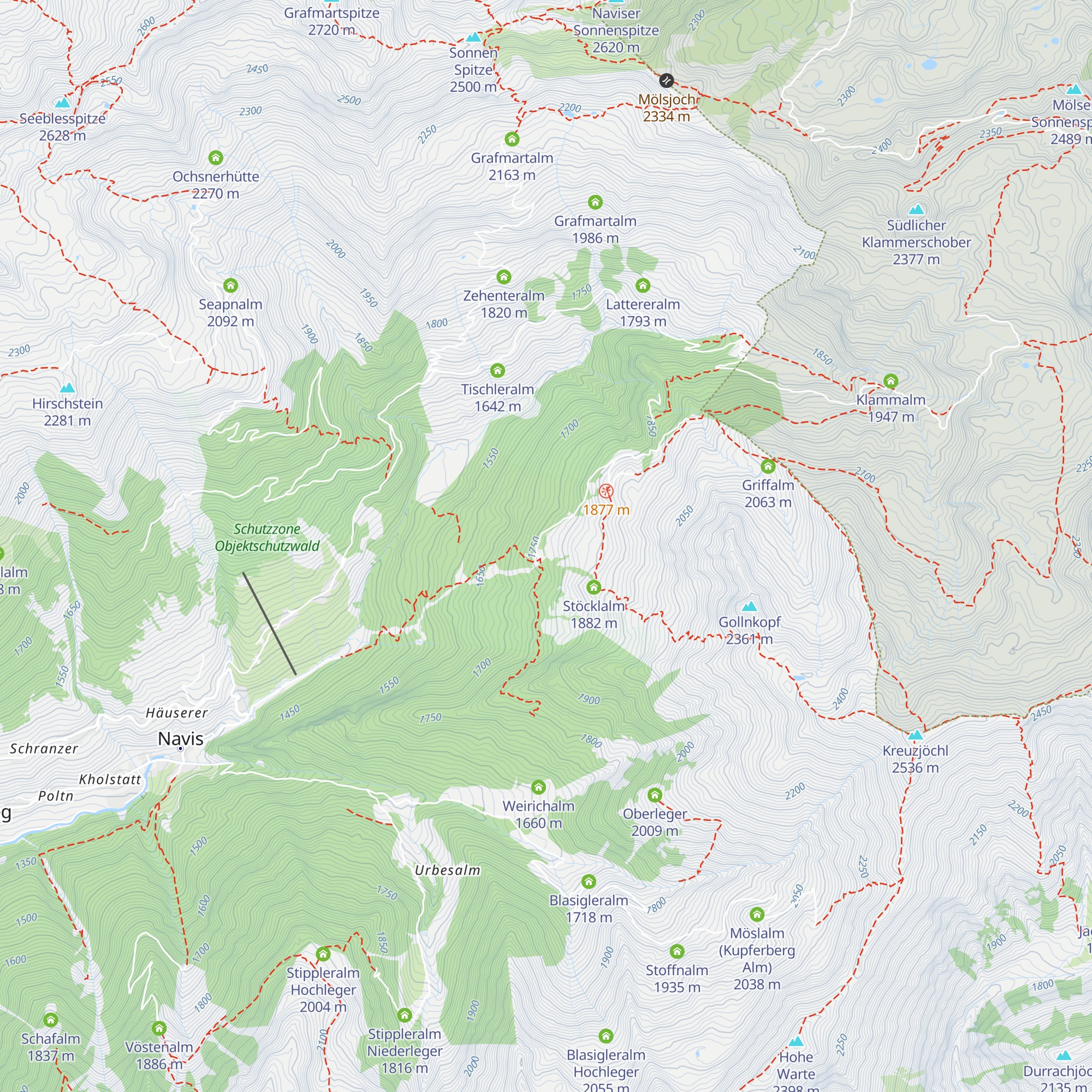 Schranzberghaus map