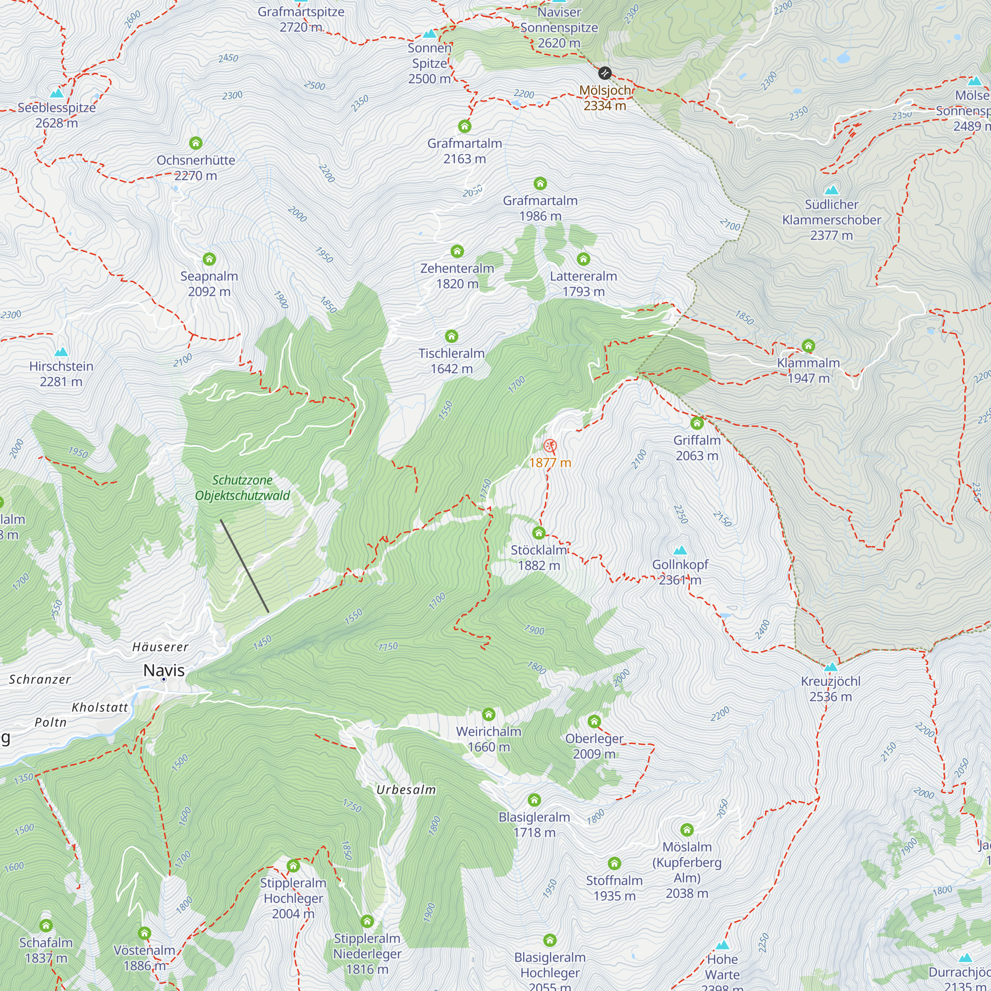 Schranzberghaus map