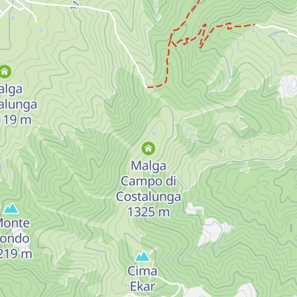 Map of Malga Campo di Costalunga