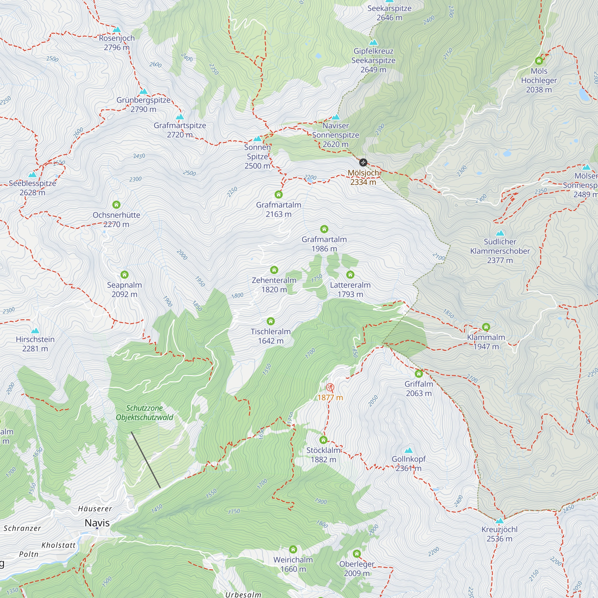 Untere Vögeleralm map