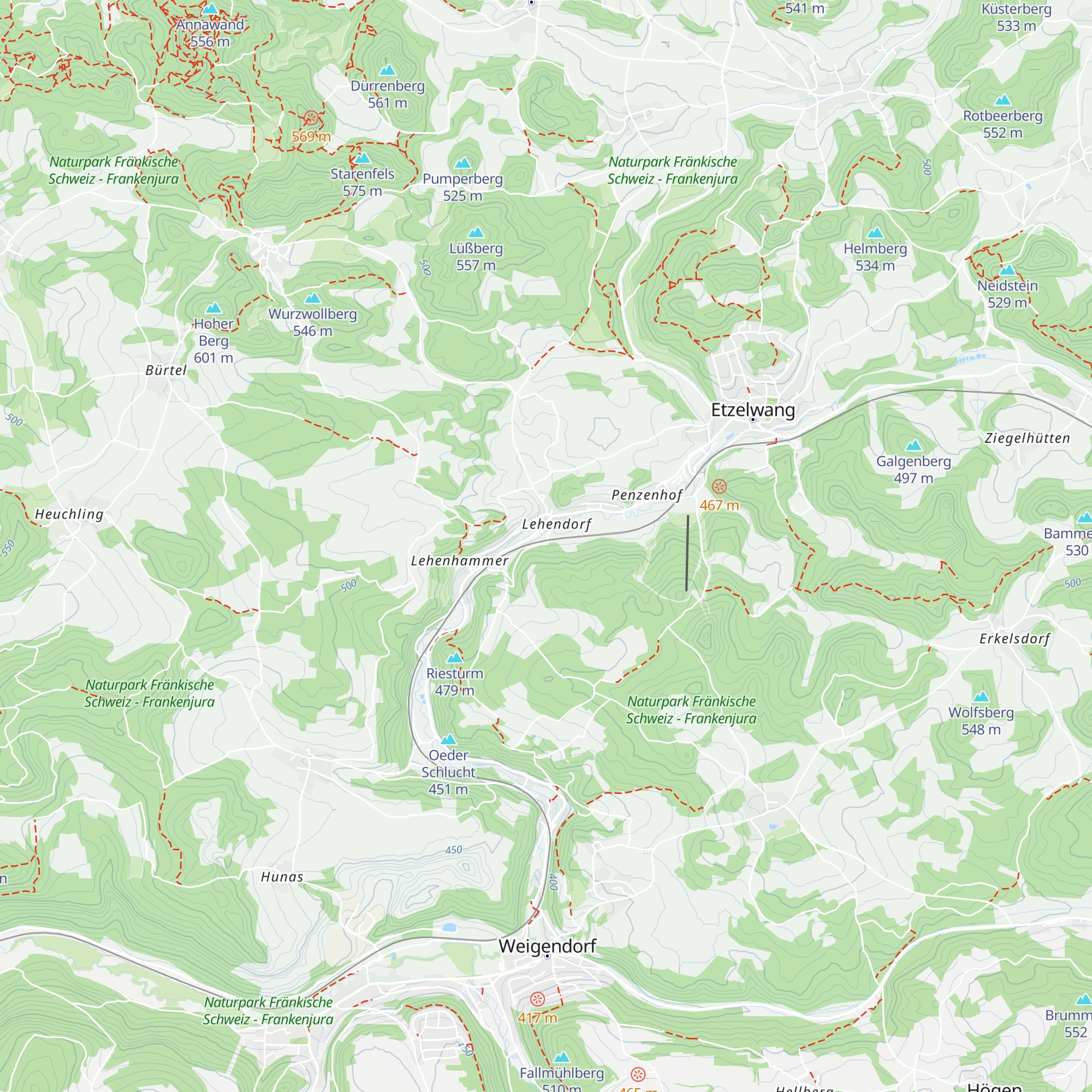 Luger Hütte map