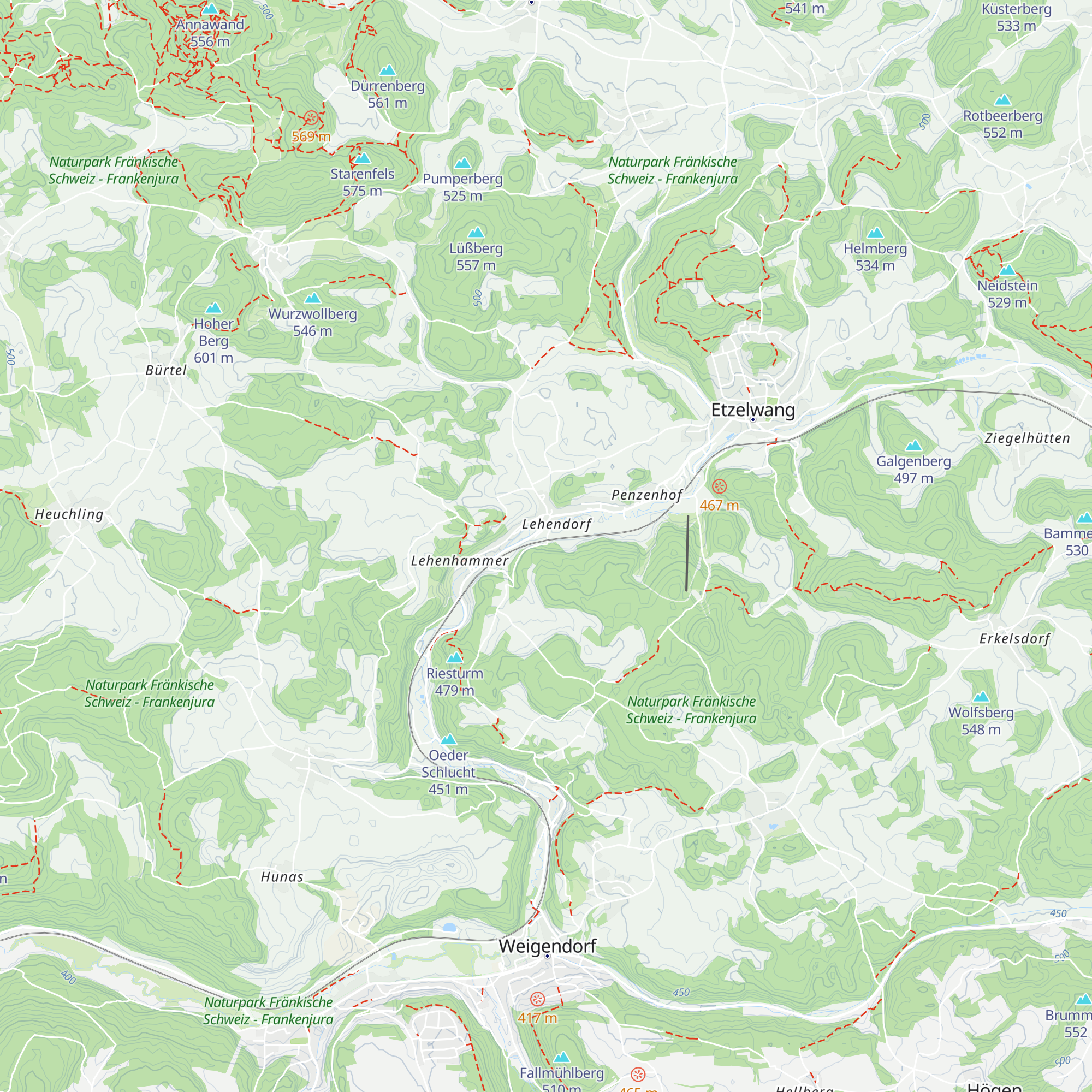Luger Hütte map