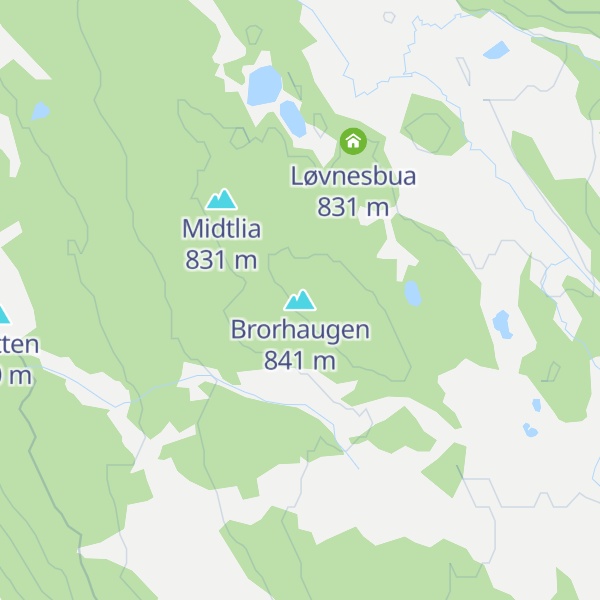 Map of Brorhaugen