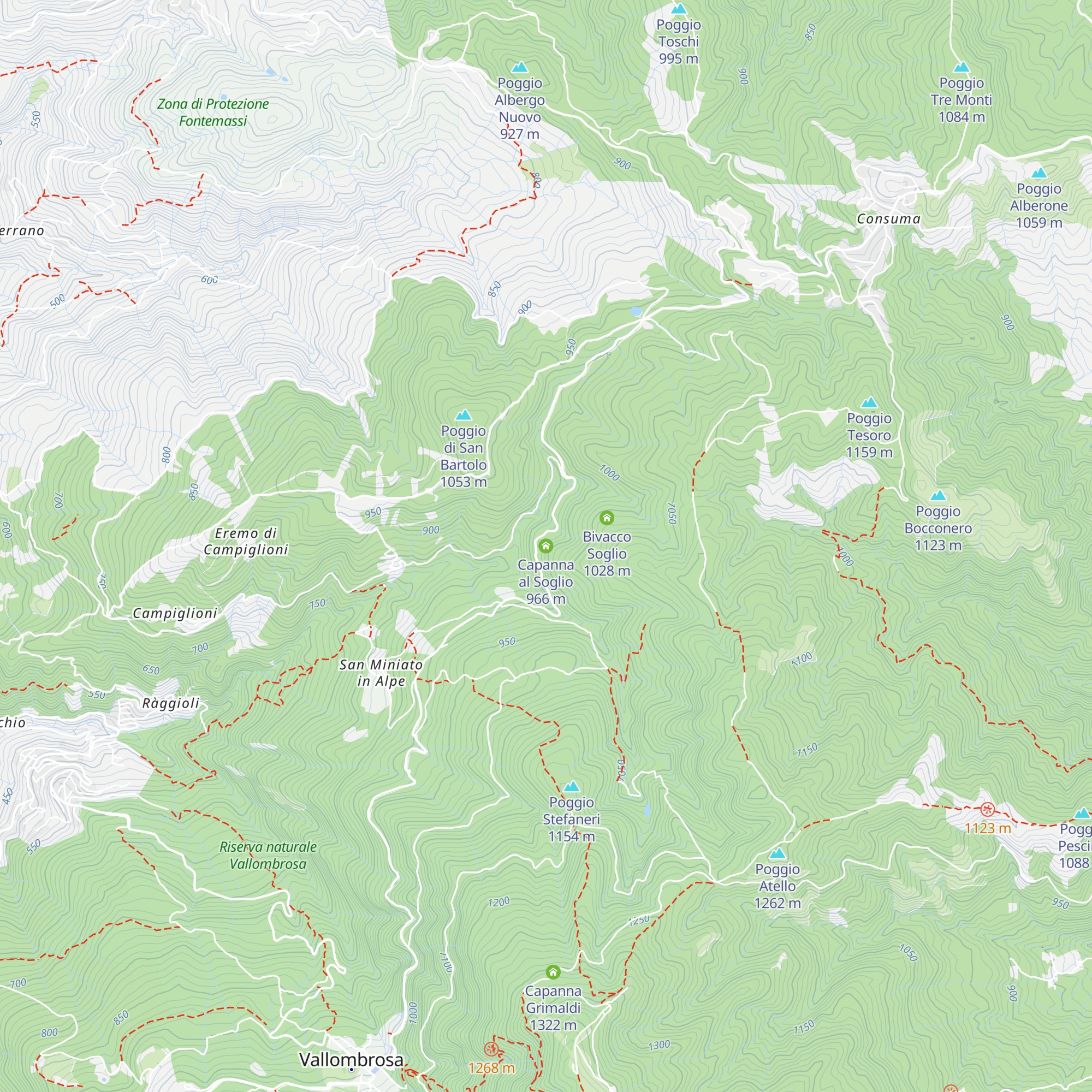 Capanna al Soglio map