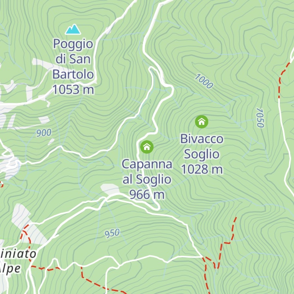 Map of Capanna al Soglio