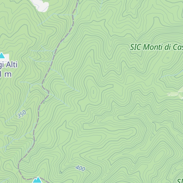 Map of Poggio Canaletti