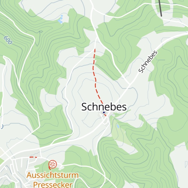 Map of Schnebeser Knock
