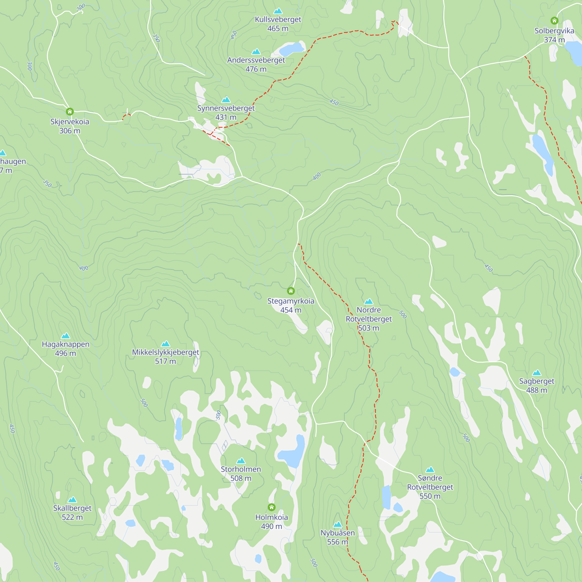 Stegamyrkoia map