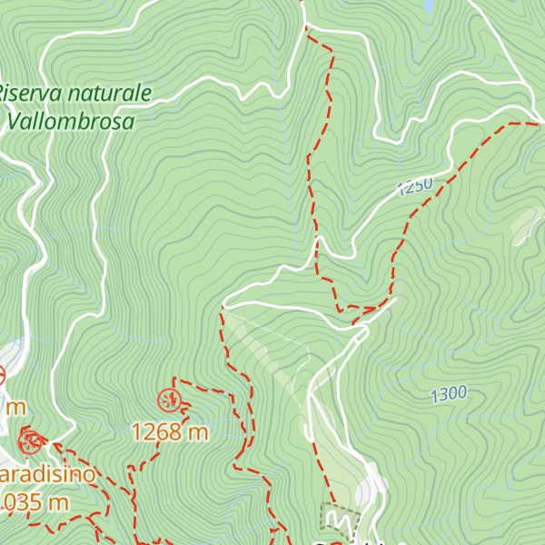 Map of Capanna Grimaldi
