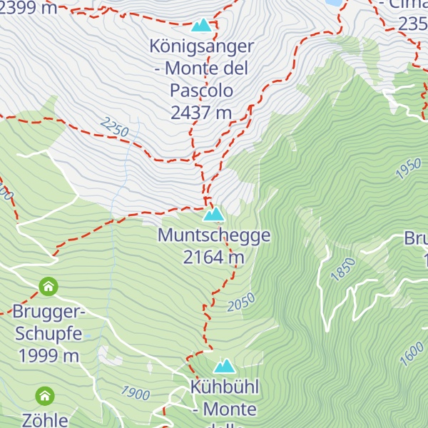 Map of Muntschegge