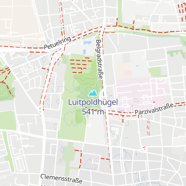 Map of Luitpoldhügel