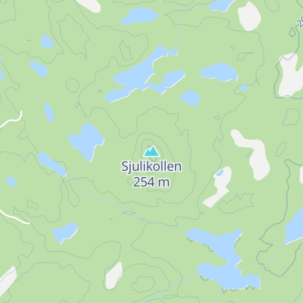 Map of Sjulikollen