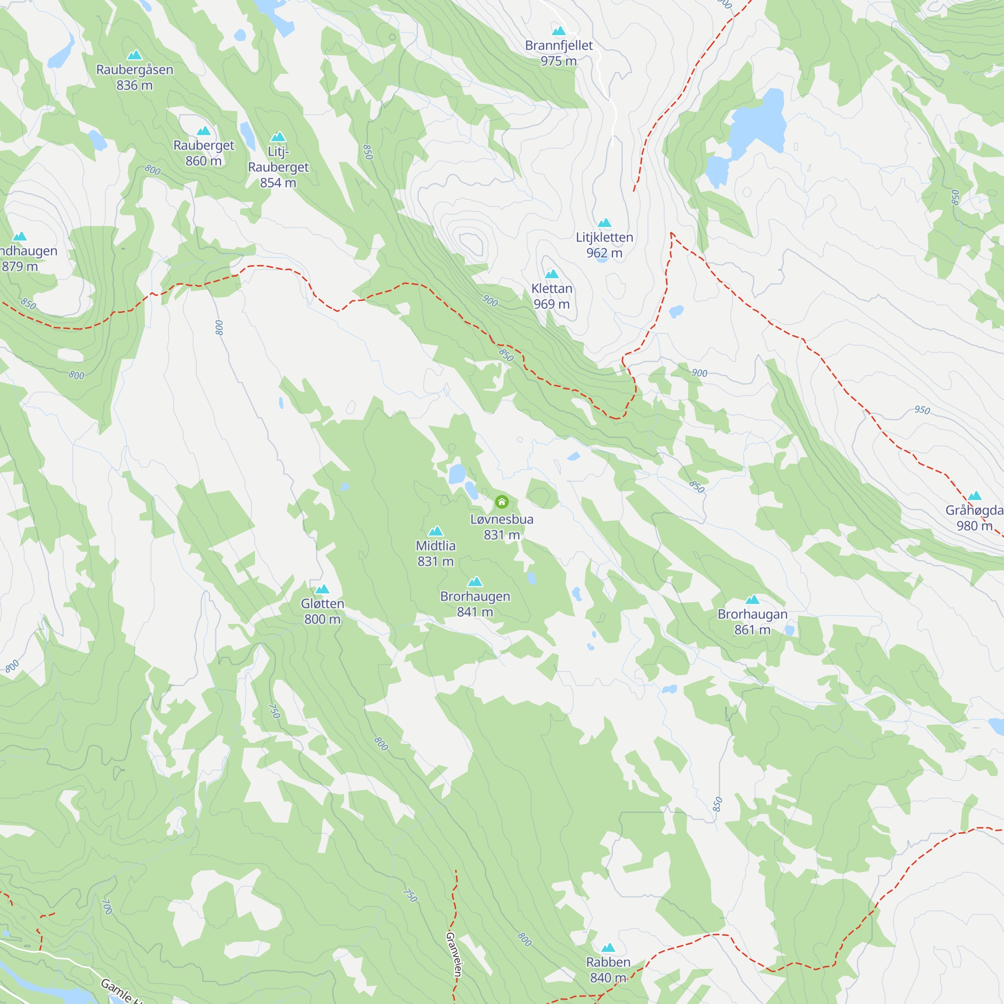 Løvnesbua map