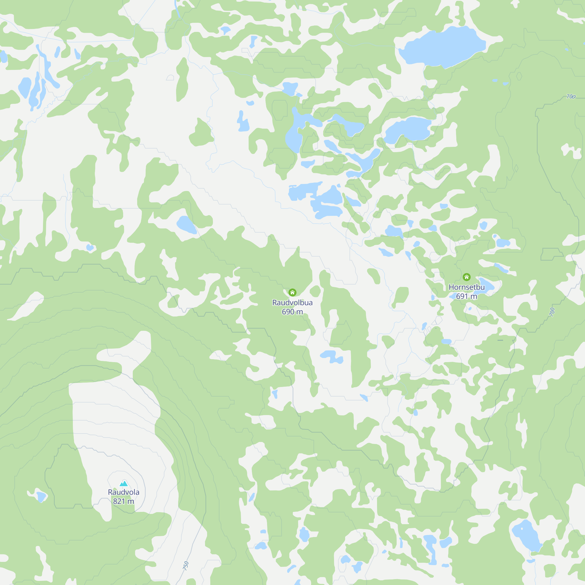Raudvolbua map