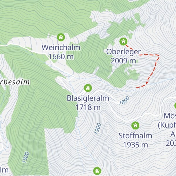 Map of Blasigleralm