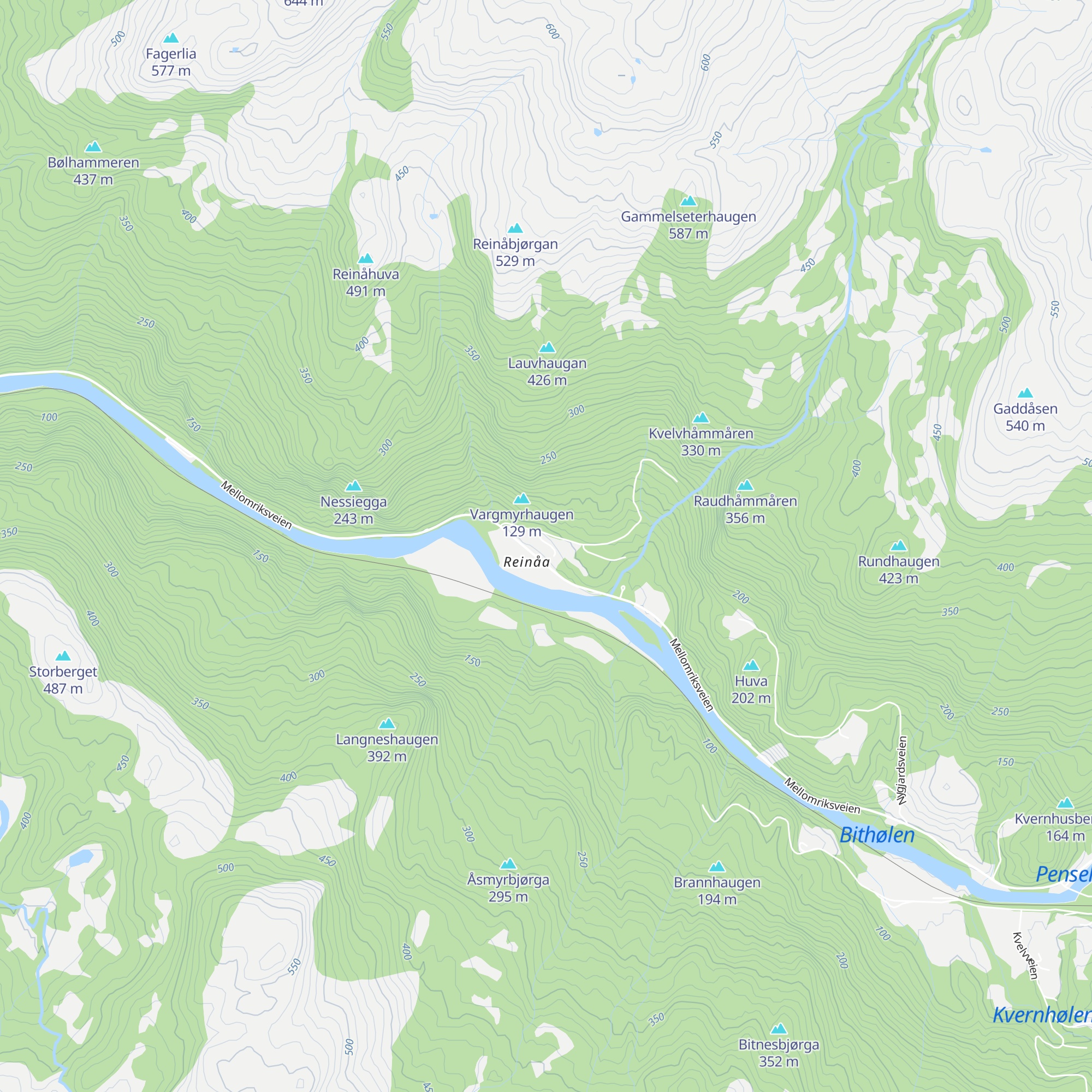 Renå Gård map