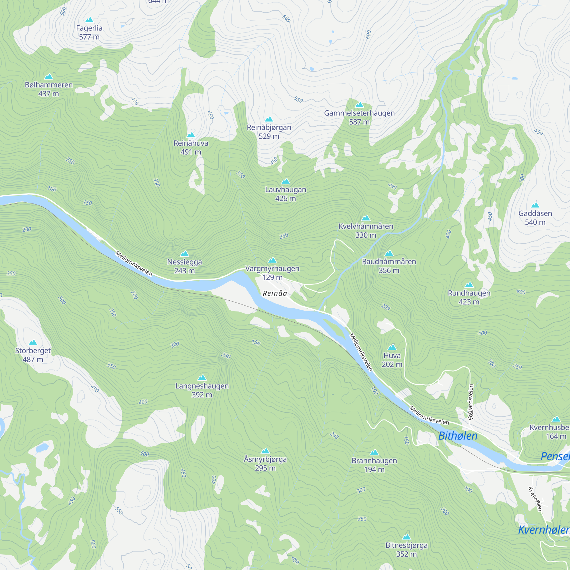 Renå Gård map