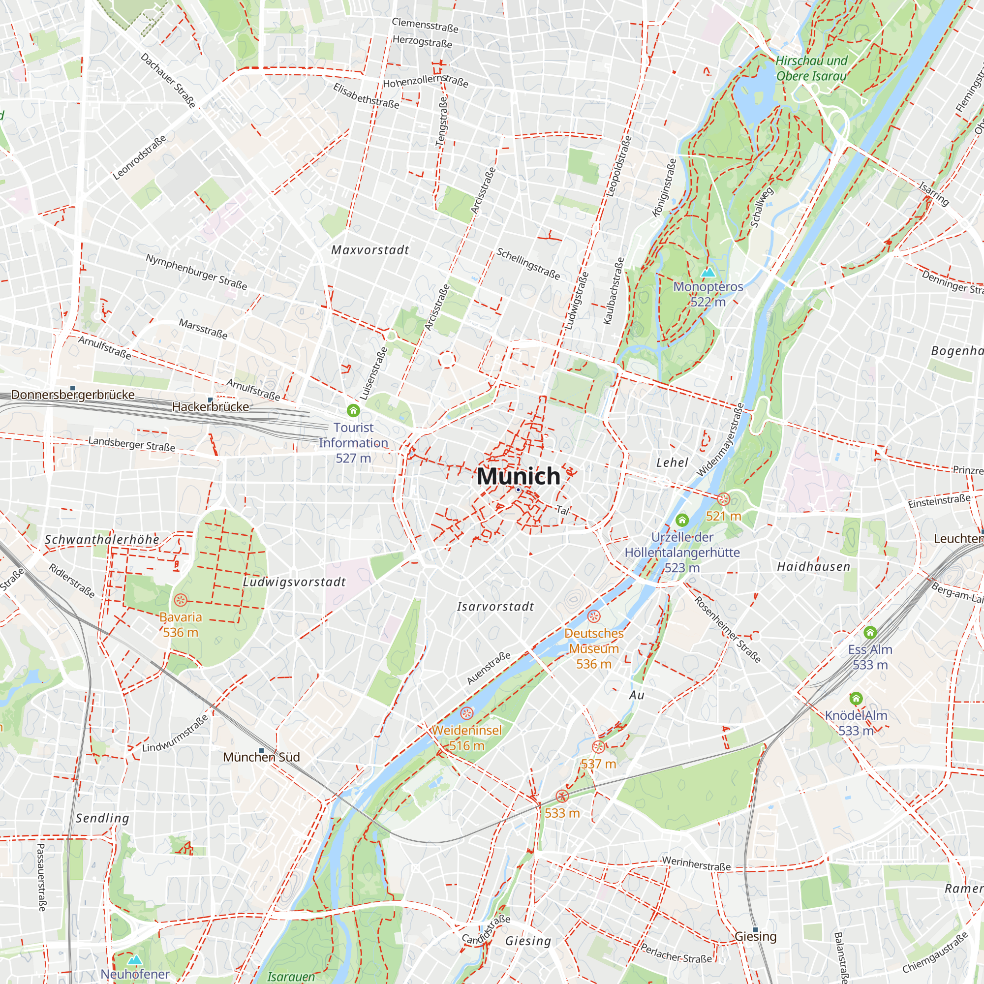 Marienplatz-Alm map