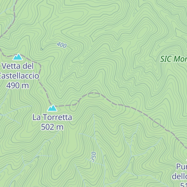 Map of Monte Bellino