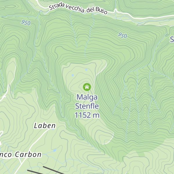 Map of Malga Stenfle