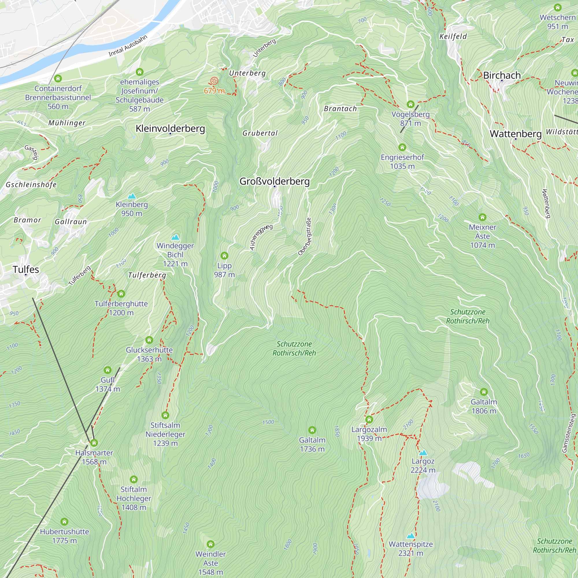 Krepperhütte map