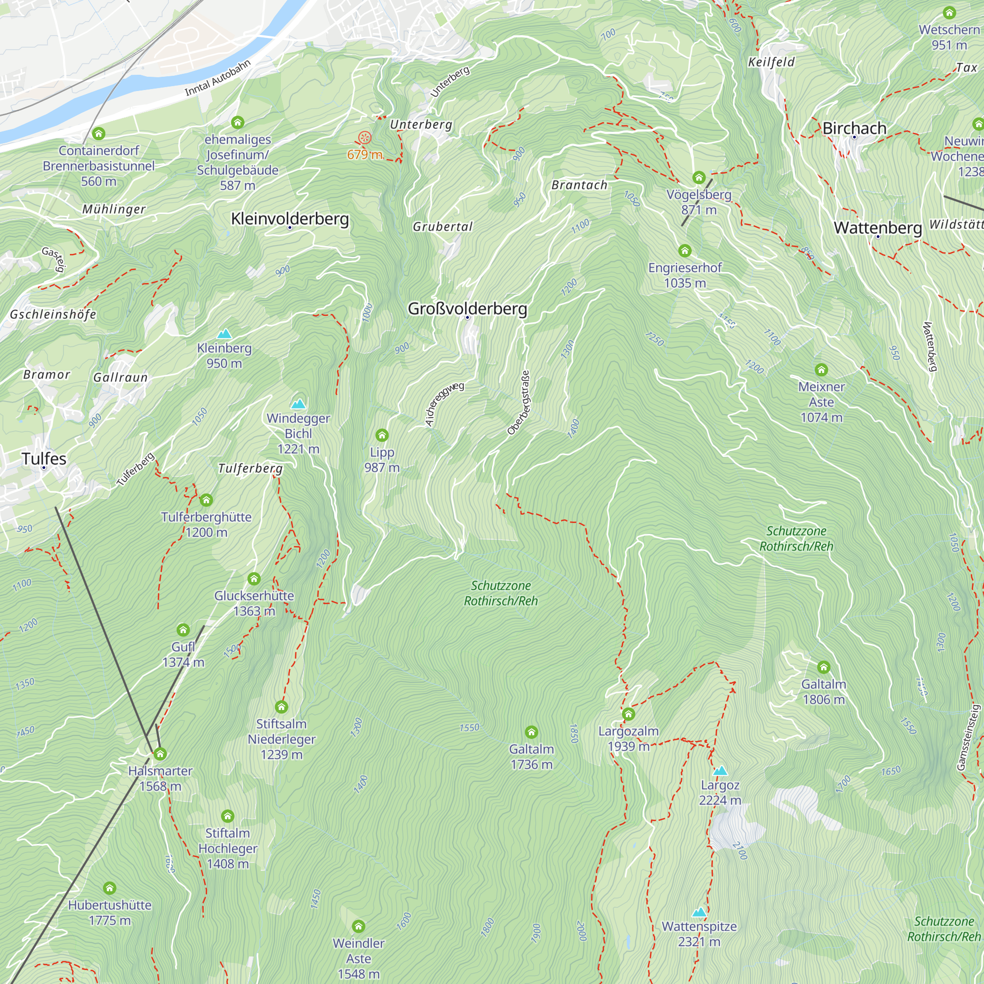 Krepperhütte map