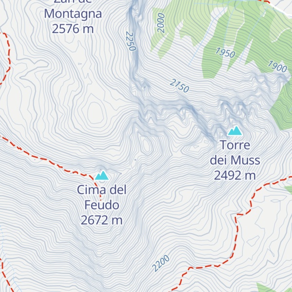 Map of Piz dei Mus Primo