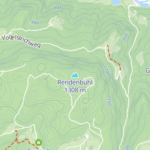 Map of Rendenbühl