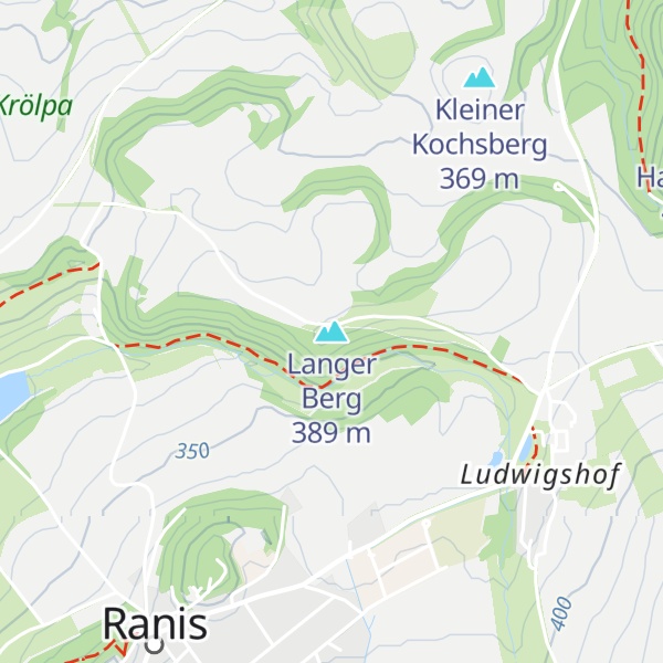 Map of Langer Berg