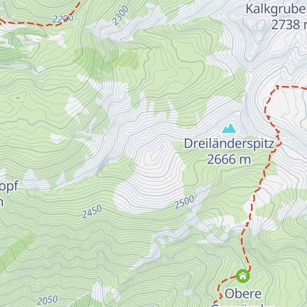 Map of Sattelkopf