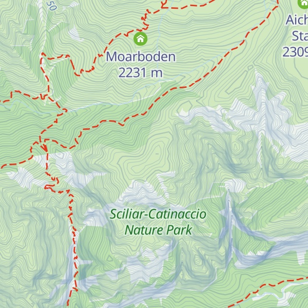 Map of Tschafatsch