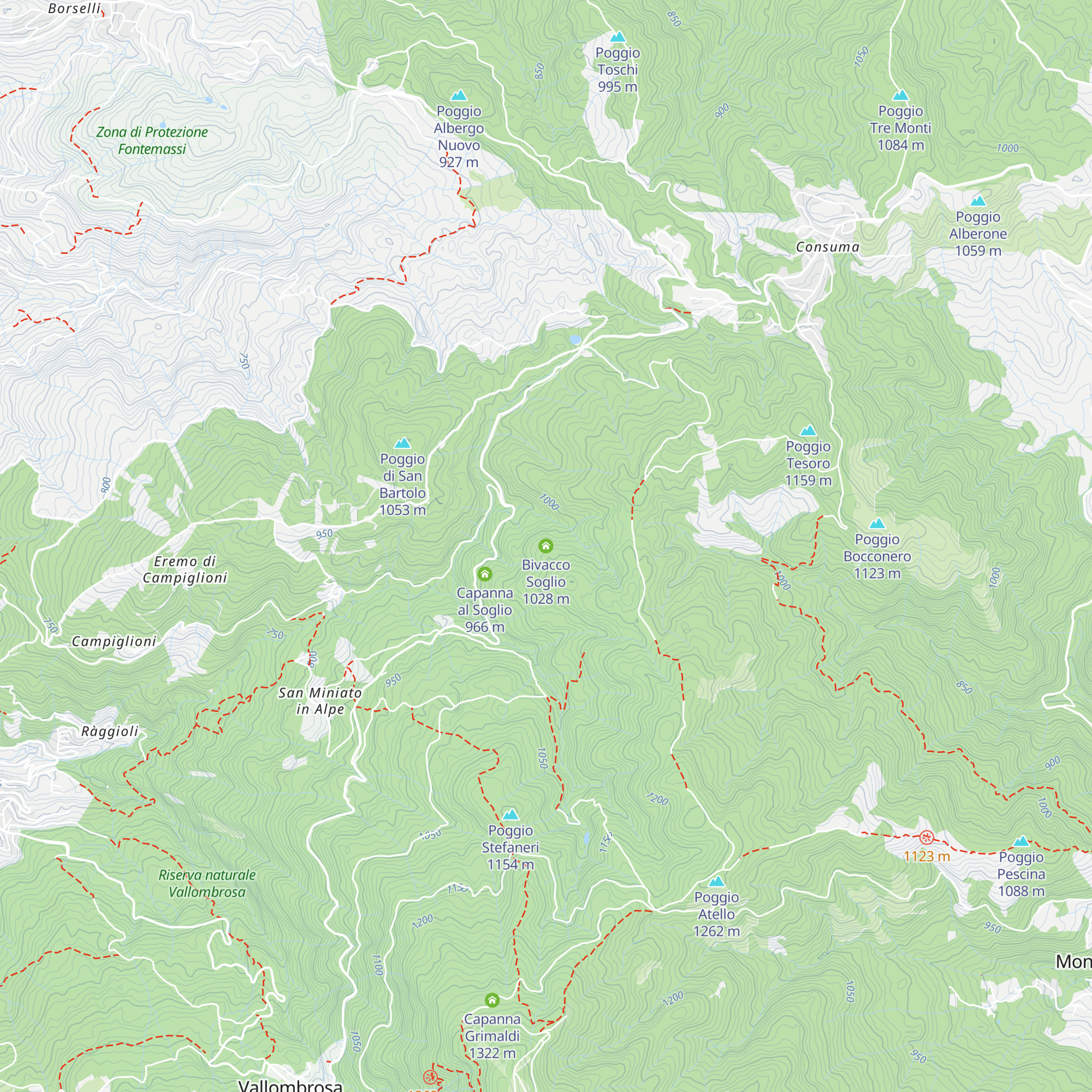 Bivacco Soglio map