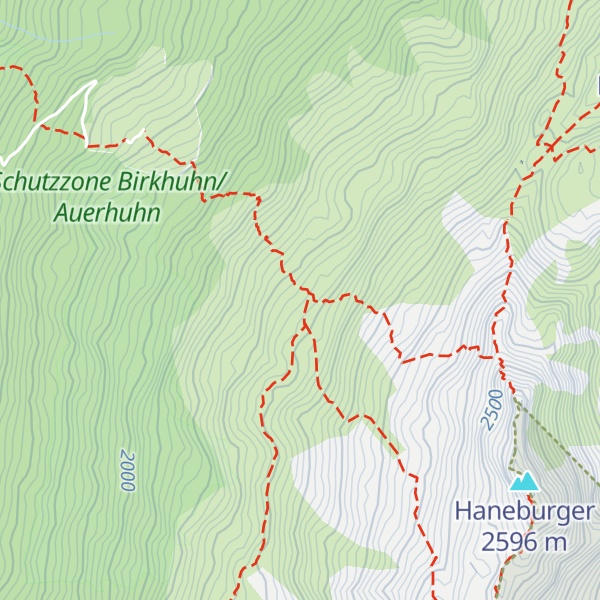 Map of Hahneburgeralm