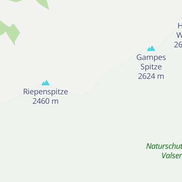 Map of Gammerspitze