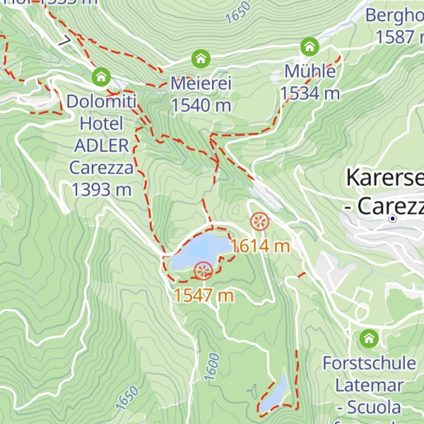 Map of carezza snack