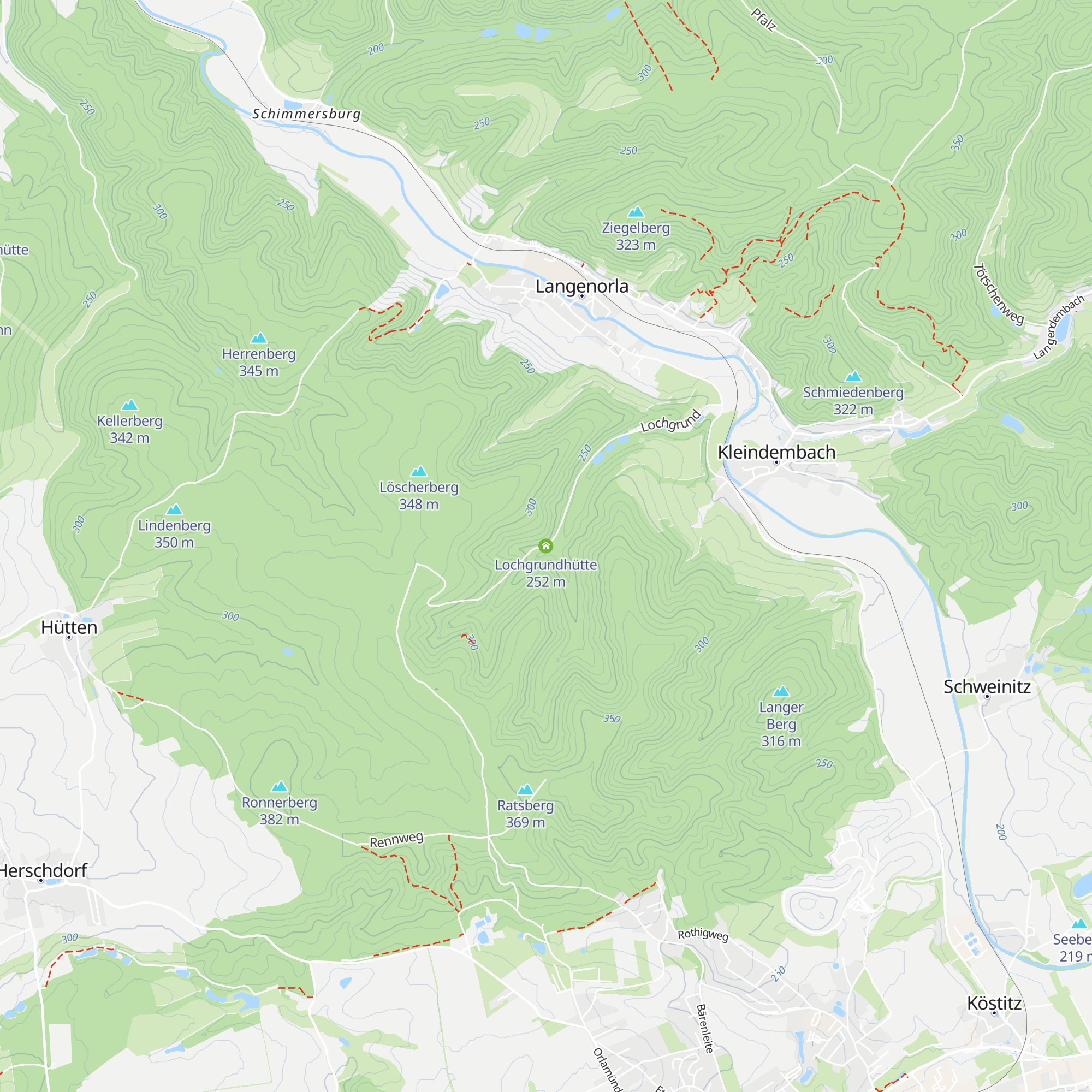 Lochgrundhütte map