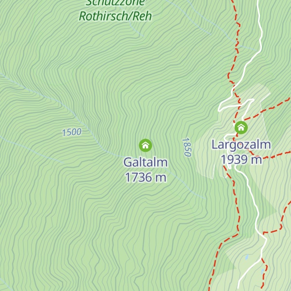 Map of Galtalm
