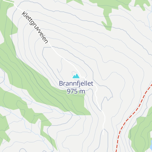 Map of Brannfjellet