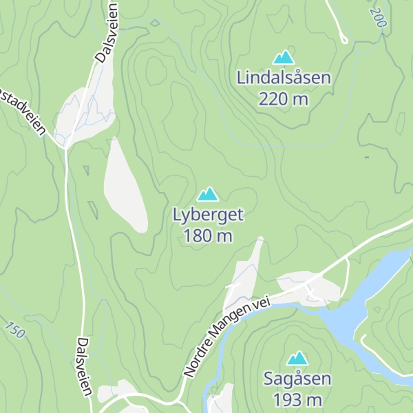 Map of Børtåsen