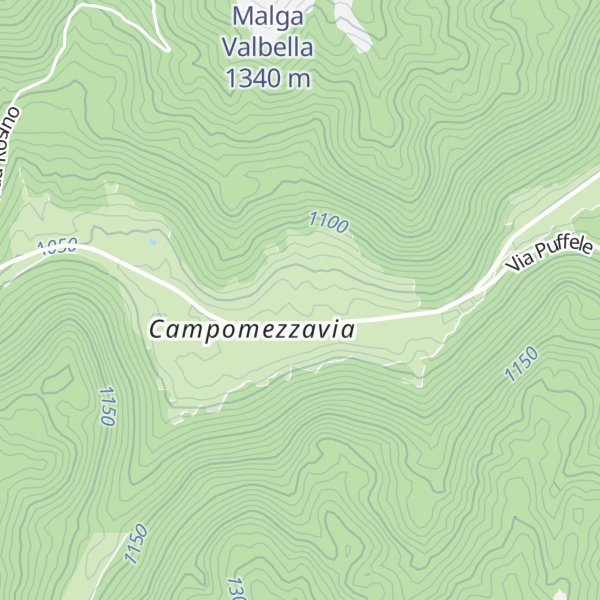 Map of Malga Campomezzavia