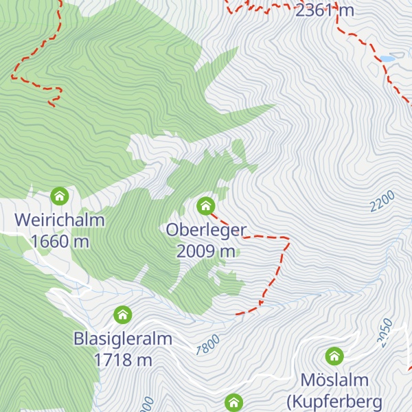 Map of Oberleger