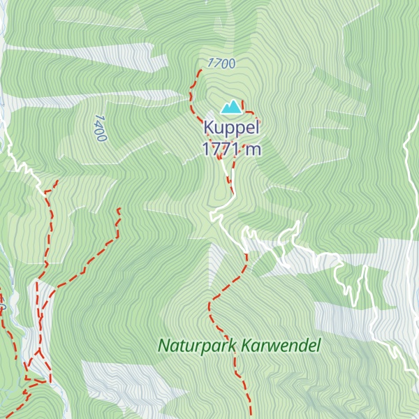 Map of Kuppelalm