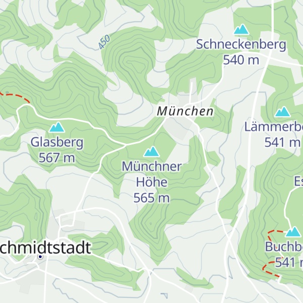 Map of Münchner Höhe