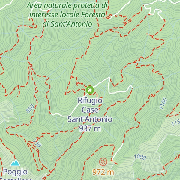 Map of Rifugio Case Sant'Antonio