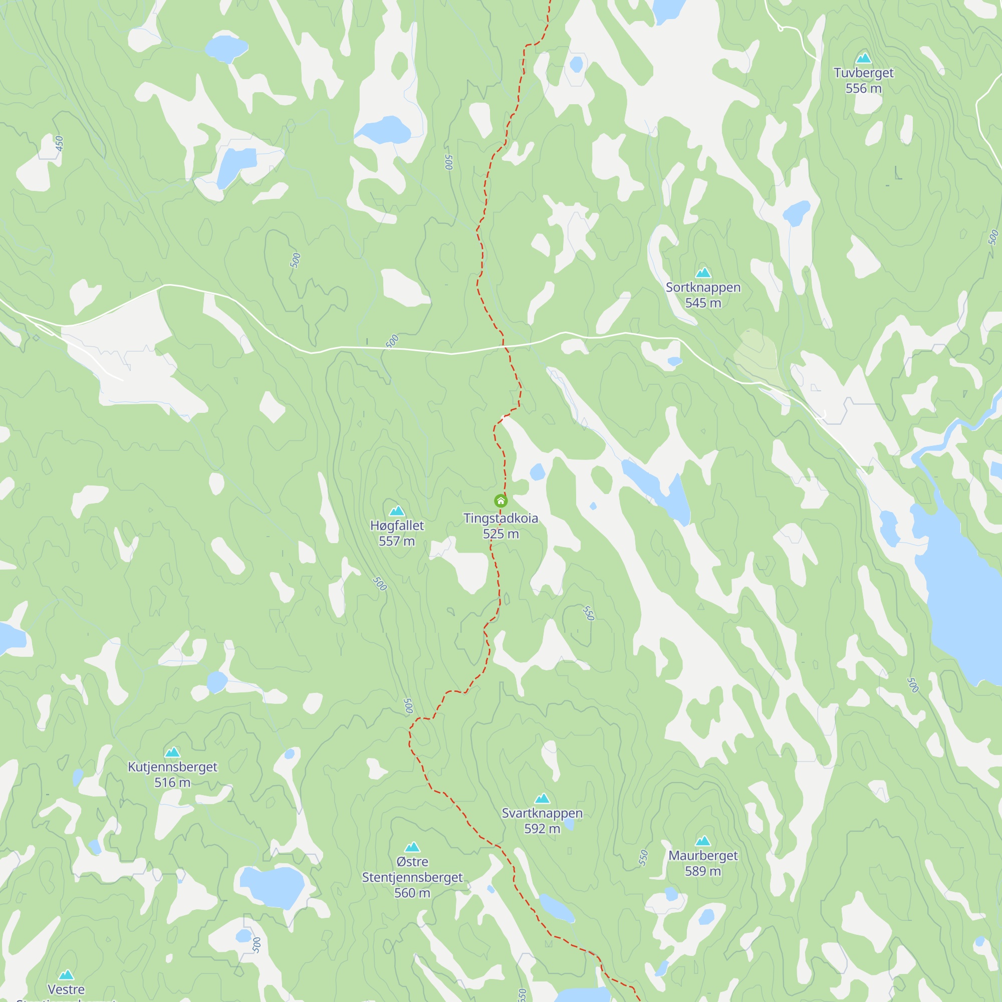 Tingstadkoia map