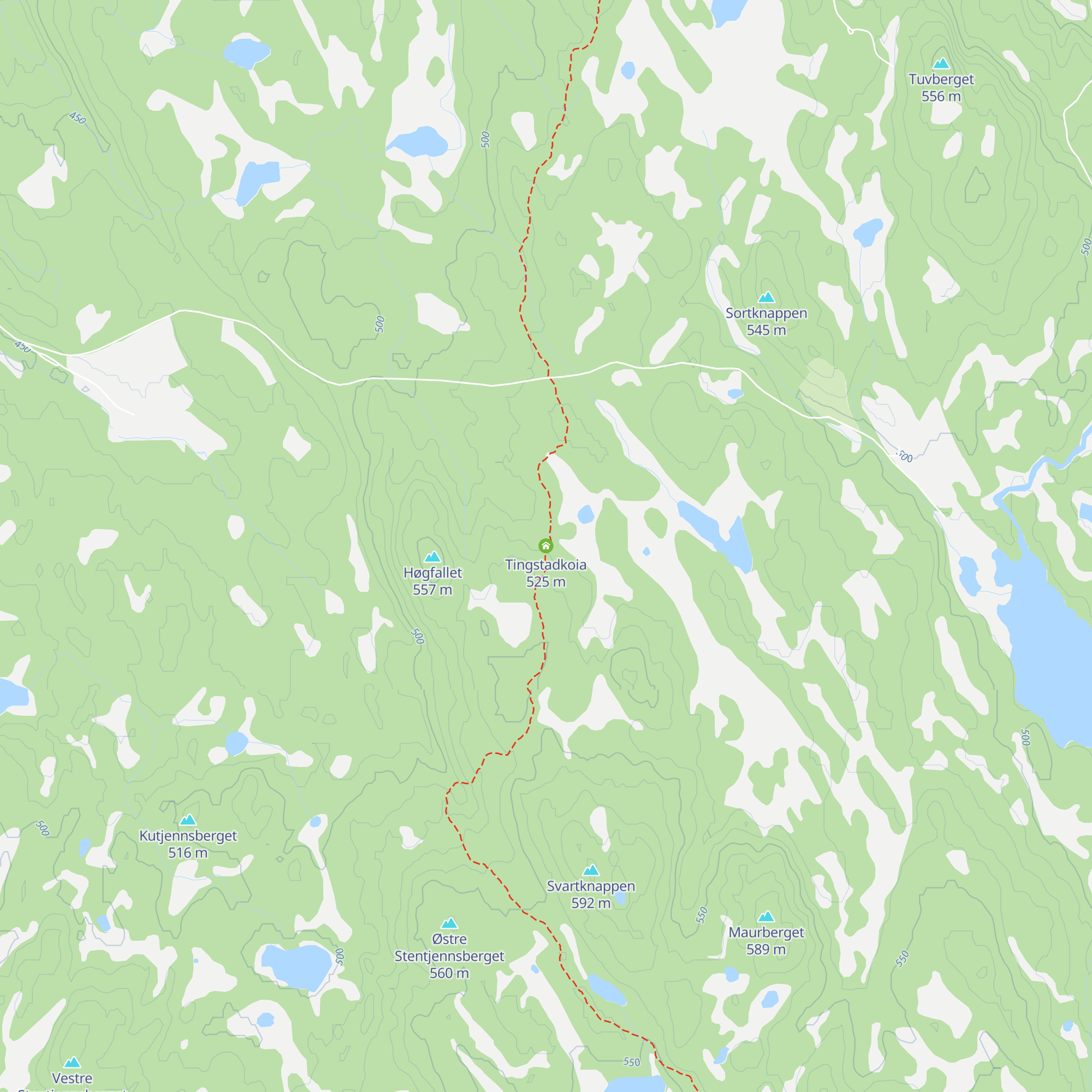 Tingstadkoia map