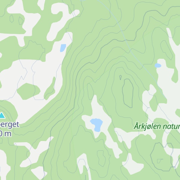 Map of Vestre Lauvhaugen