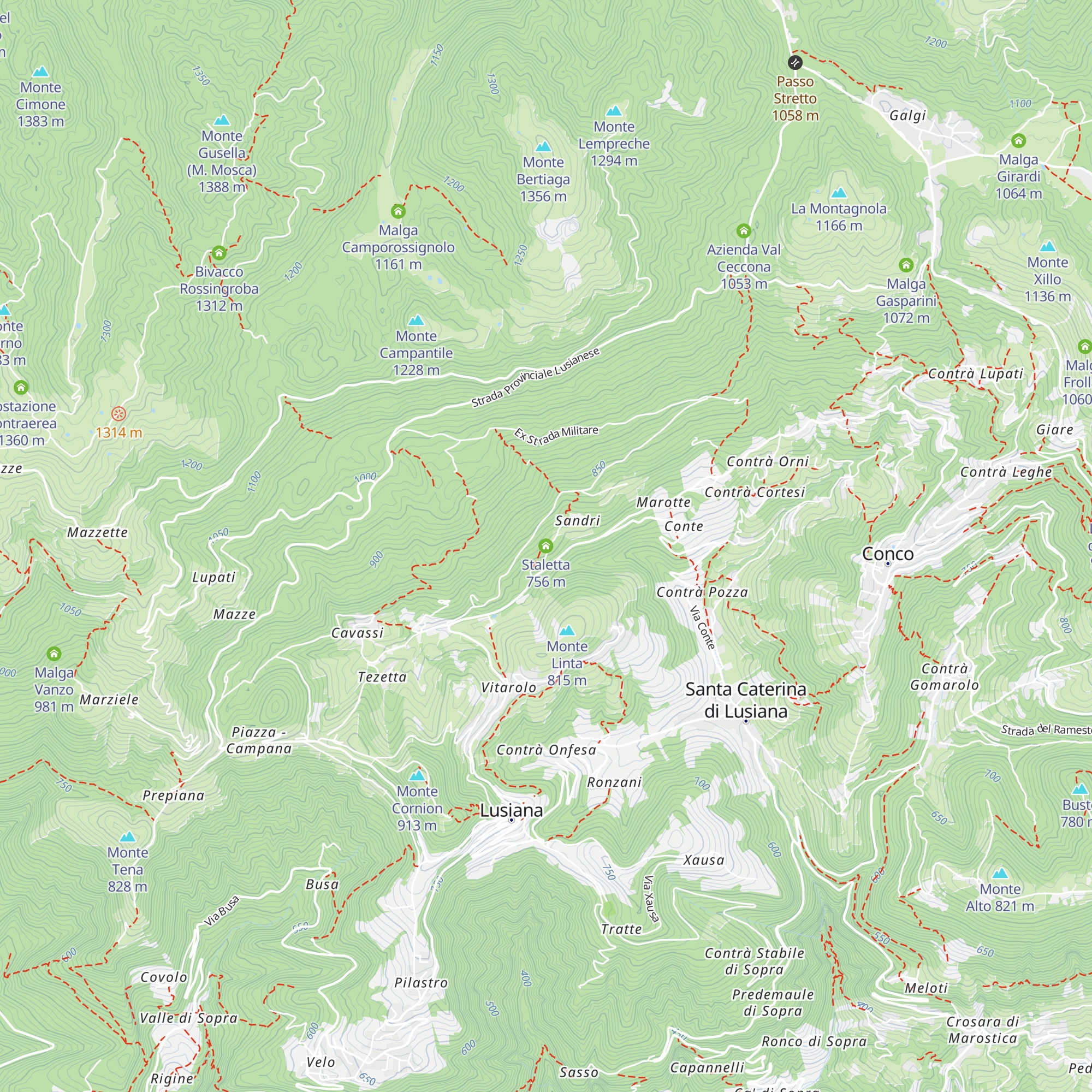 Staletta map