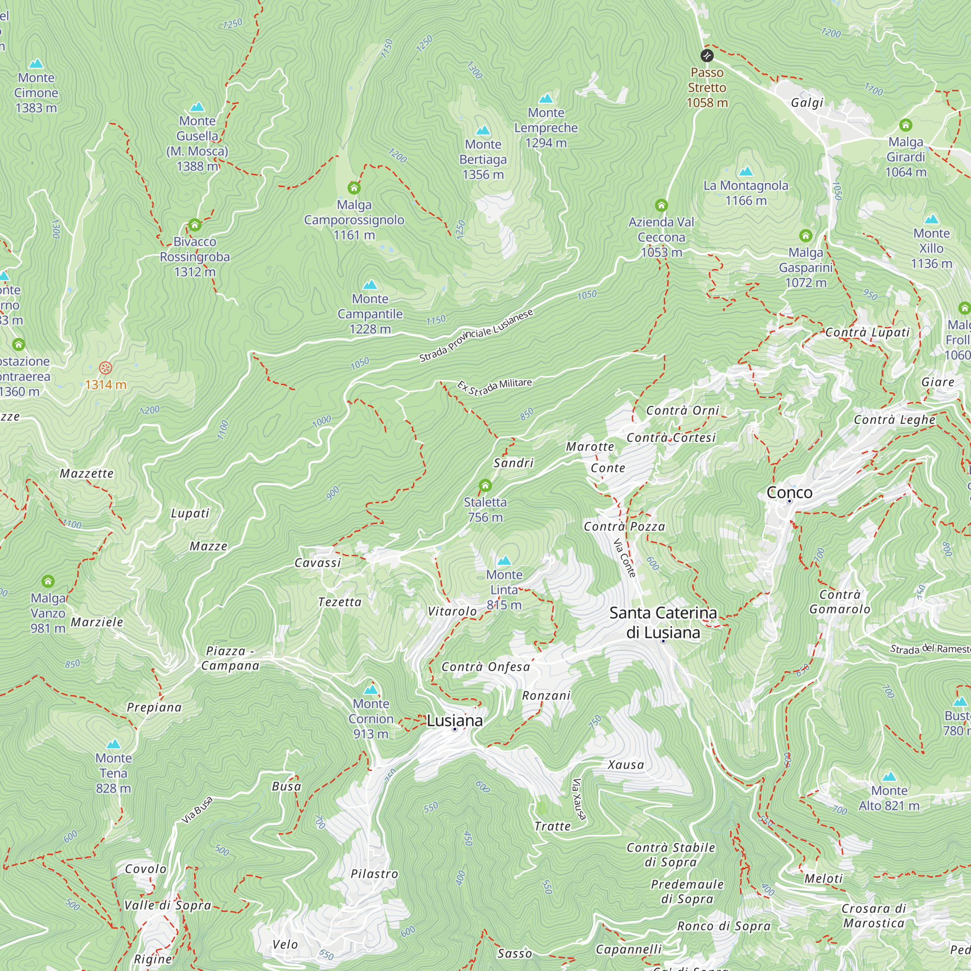 Staletta map